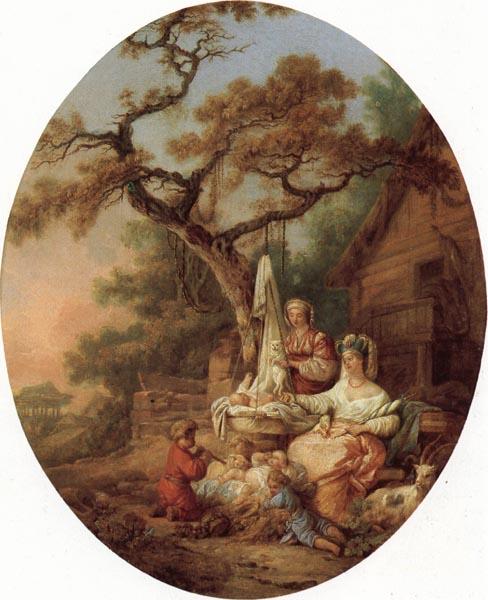 Prince, Jean-Baptiste le A Scene from Russian Life oil painting image